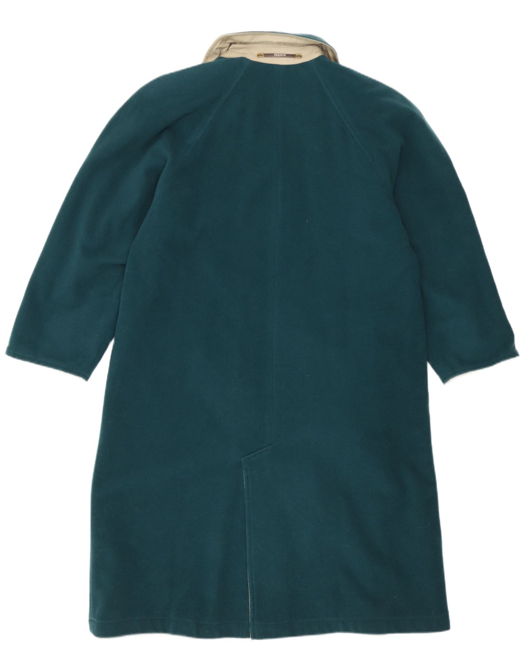 Vintage Womens Reversible Overcoat EU 40 Medium Green Wool