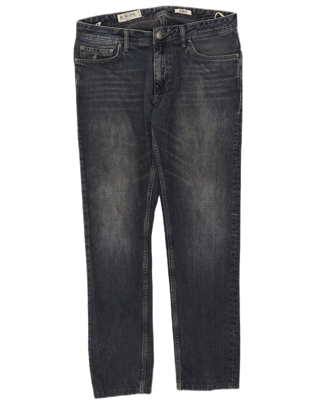 Marlboro Classics Mens Slim Jeans W34 L30 Navy Blue