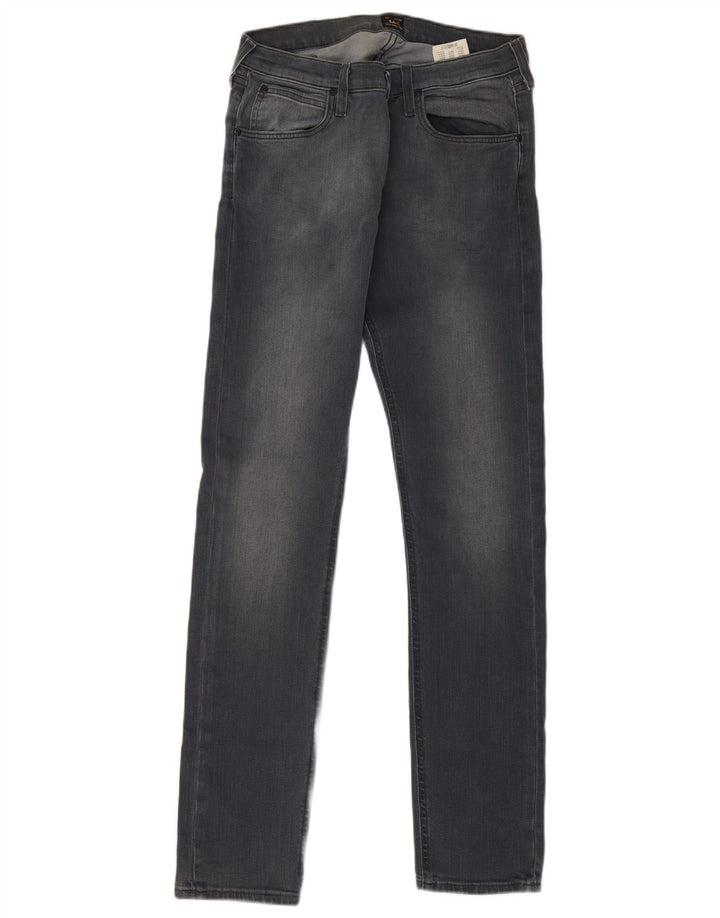 Lee Mens Luke Slim Jeans W32 L32 Grey Cotton