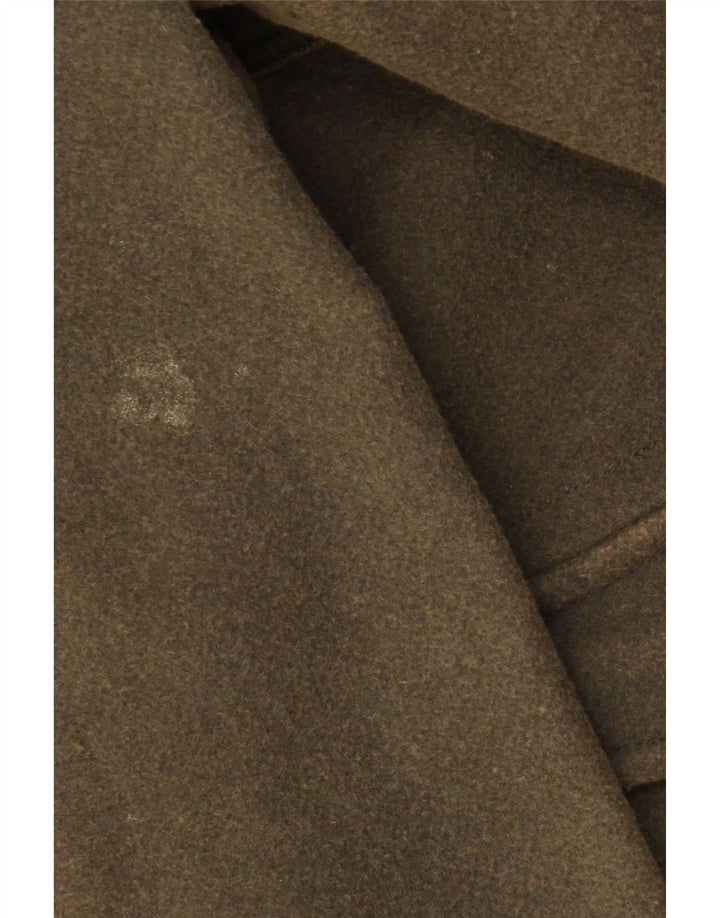 Calvin Klein Mens 3 Button Blazer Jacket UK 44 2XL Khaki Polyester