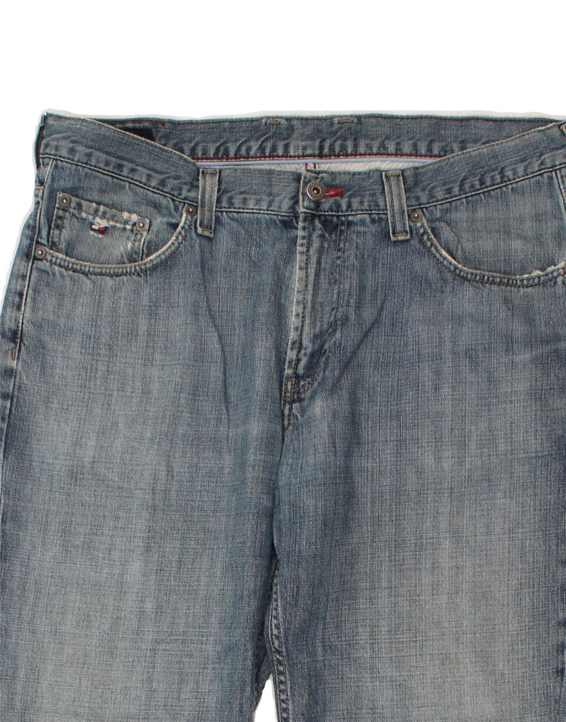 TOMMY HILFIGER Mens Tapered Jeans W36 L28 Blue Cotton | Vintage Tommy Hilfiger | Thrift | Second-Hand Tommy Hilfiger | Used Clothing | Messina Hembry 