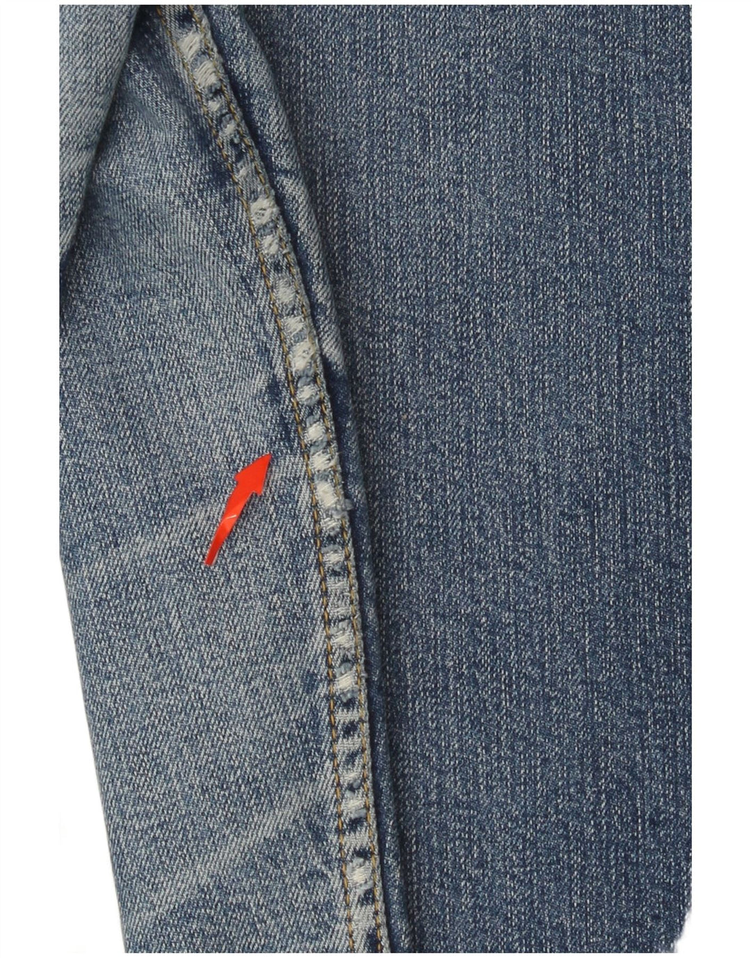 LEE Mens Brooklyn Straight Jeans W36 L34 Blue Cotton