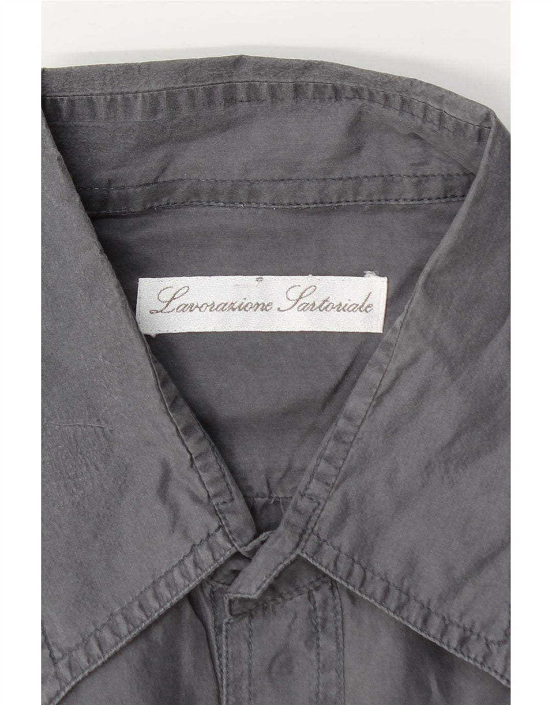 Vintage Mens Short Sleeve Shirt 2XL Grey