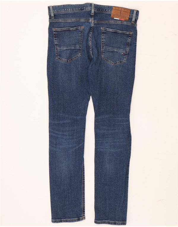 Tommy Hilfiger Mens Slim Jeans W32 L30 Blue Cotton