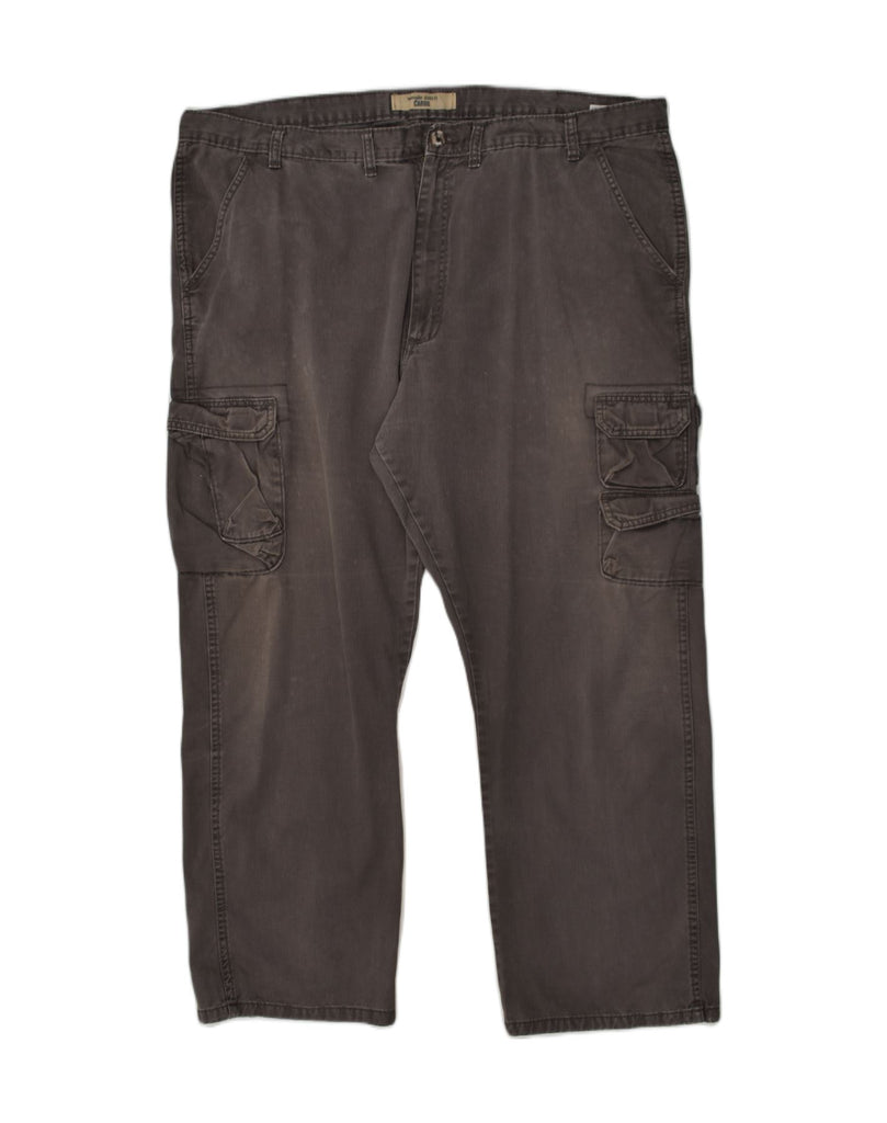 WRANGLER Mens Cargo Jeans W46 L30 Grey Cotton | Vintage Wrangler | Thrift | Second-Hand Wrangler | Used Clothing | Messina Hembry 