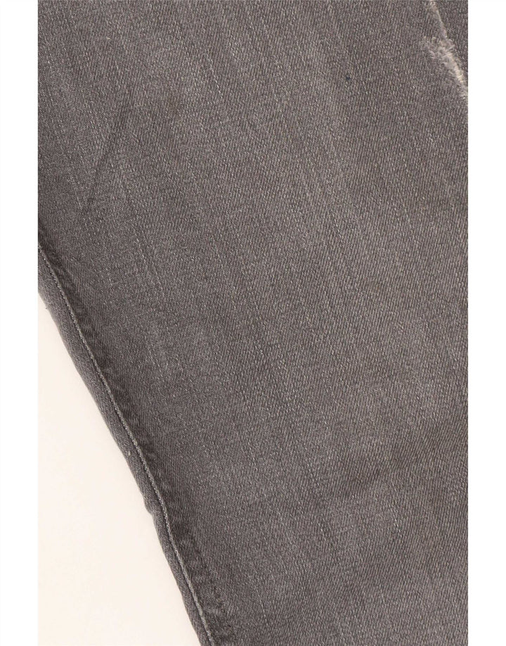 Guess Mens Distressed Slim Jeans W31 L33 Grey Cotton