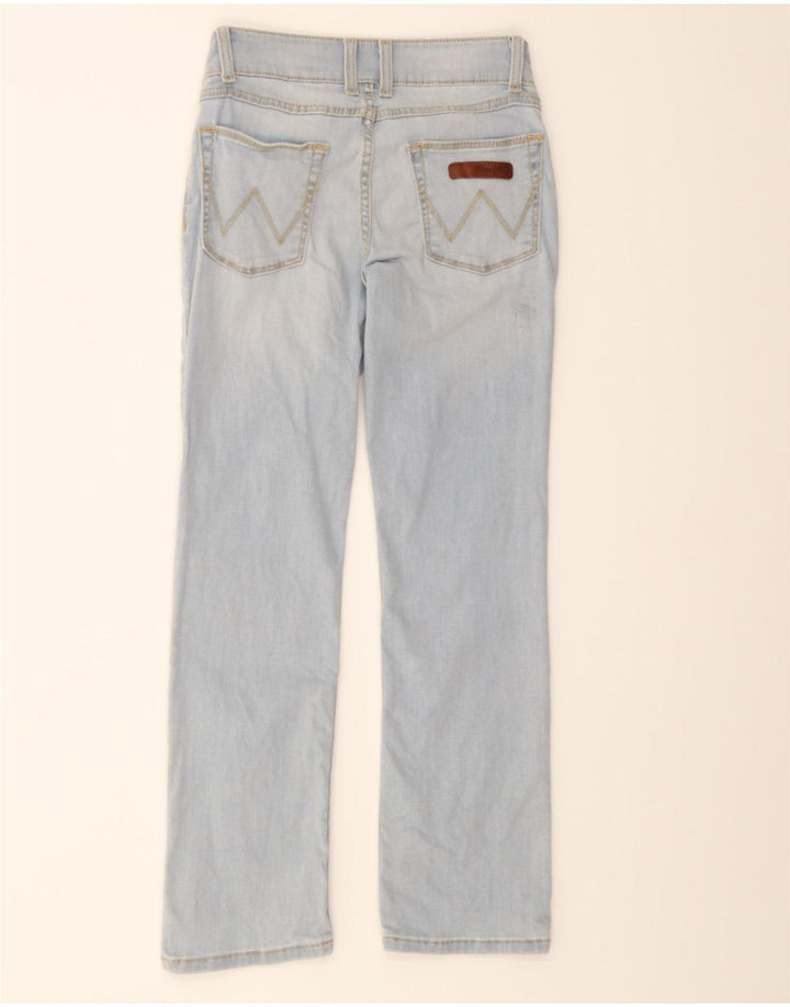 WRANGLER Womens Straight Jeans W28 L29 Blue Cotton Vintage Wrangler and Second-Hand Wrangler from Messina Hembry 