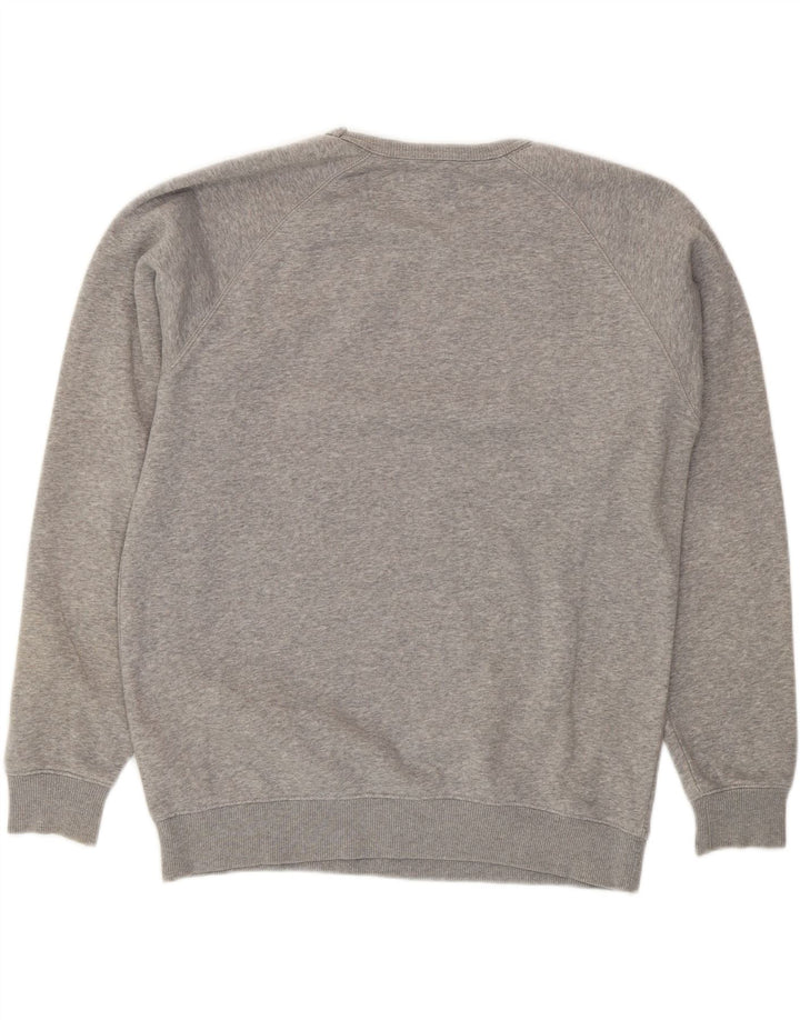 ADIDAS Mens Graphic Sweatshirt Jumper Medium Grey Cotton Vintage Adidas and Second-Hand Adidas from Messina Hembry 