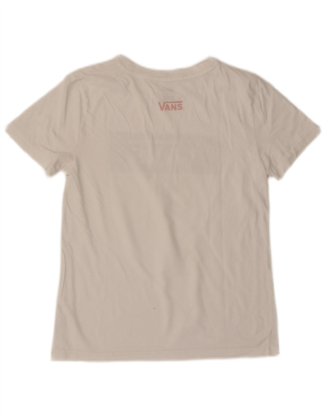 Vans Womens Graphic T-Shirt Top UK 6 XS White