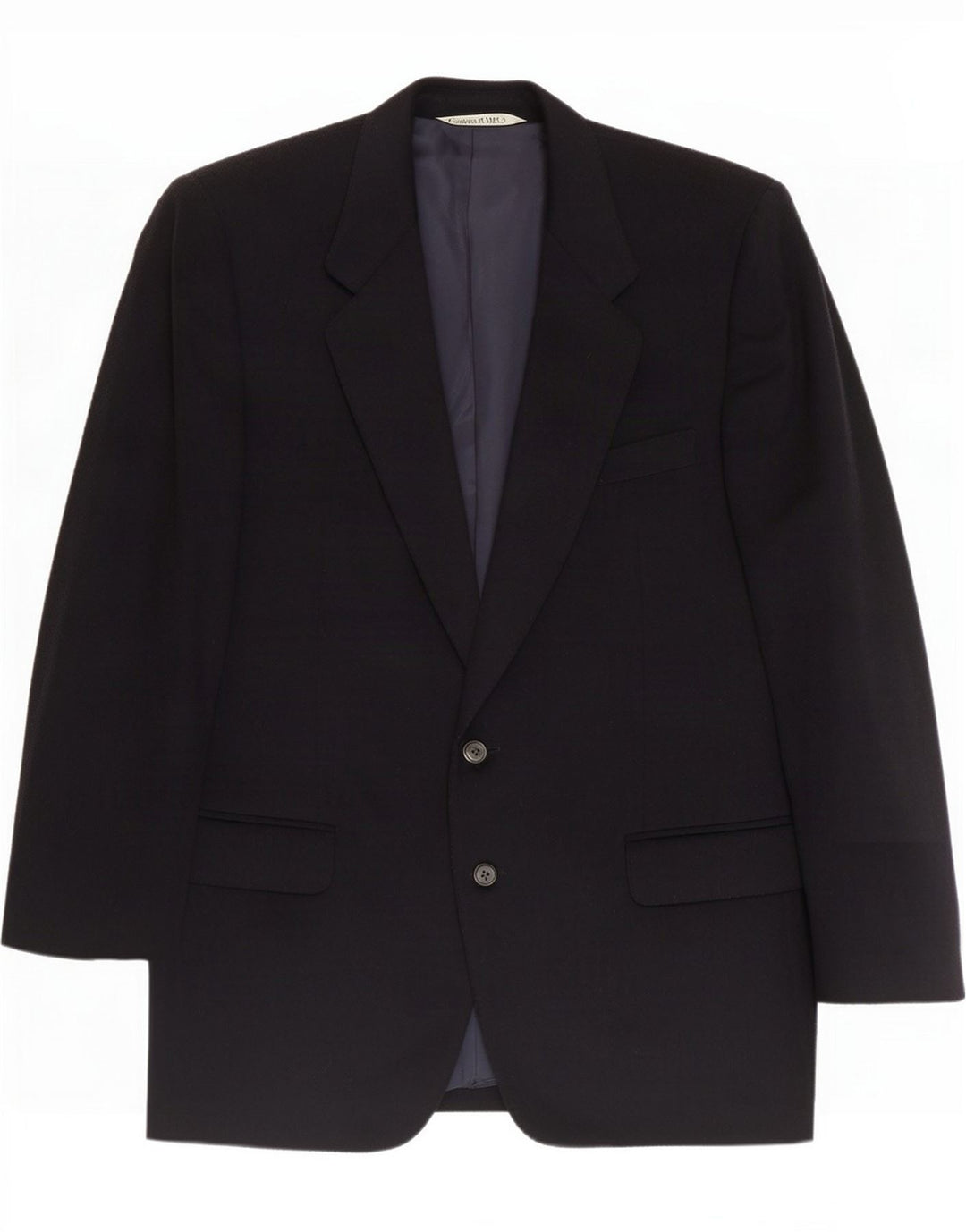 Canali Mens 2 Button Blazer Jacket IT 50 Large Navy Blue