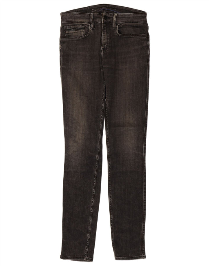 Calvin Klein Womens Skinny Jeans W28 L33 Grey