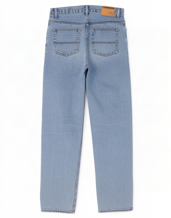 Marks & Spencer Mens Straight Jeans W32 L33 Blue Cotton