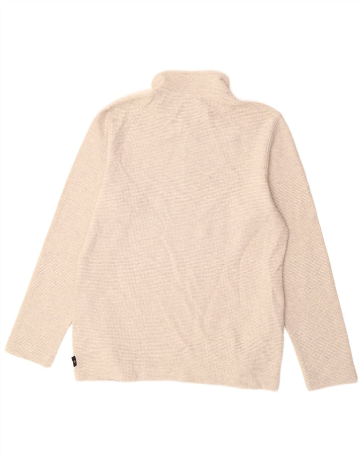 Ted Baker Mens Zip Neck Sweatshirt Jumper Size 2 Small Grey Cotton