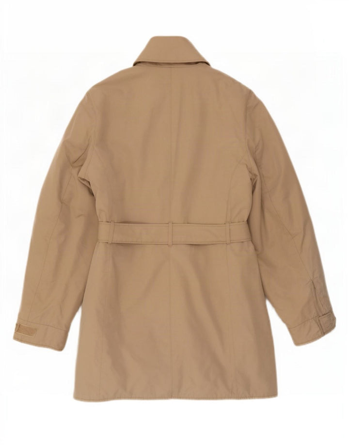 Aspesi Womens Windbreaker Coat UK 16 Large Beige Polyester