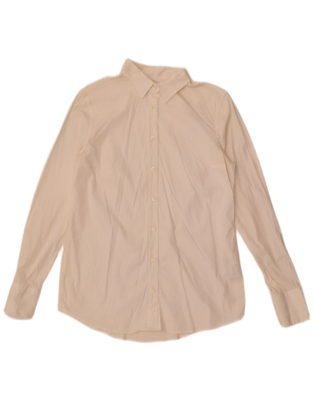 Fred Perry Womens Shirt UK 18 XL White Cotton