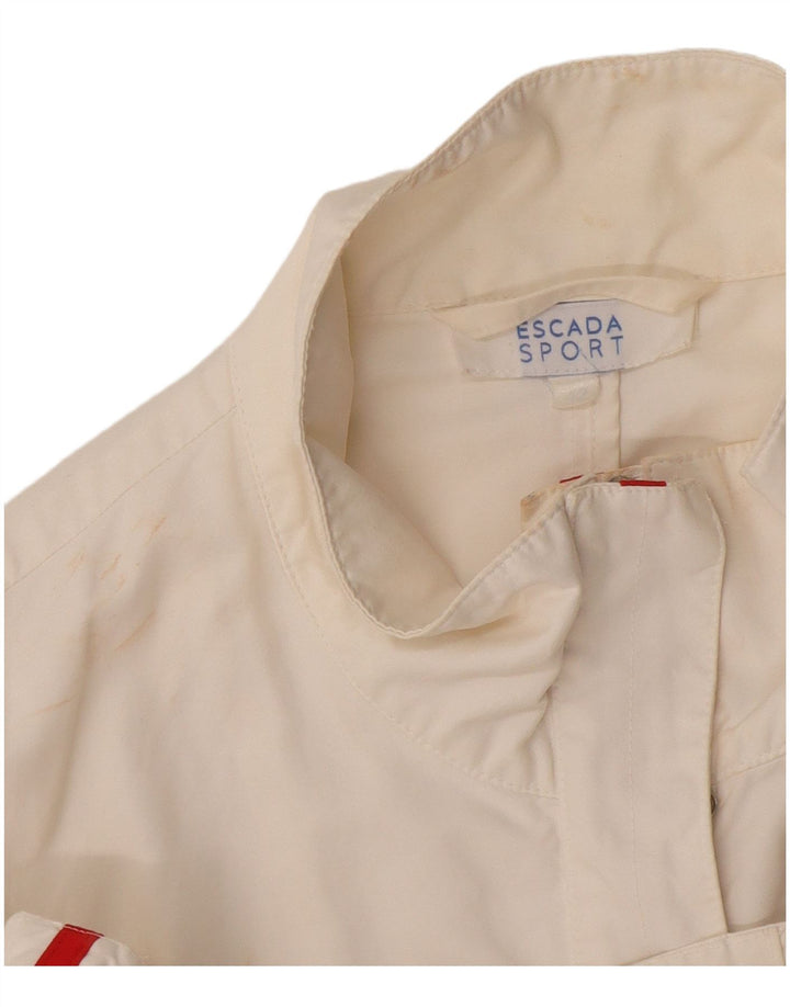 Escada Womens Gilet EU 42 Large White