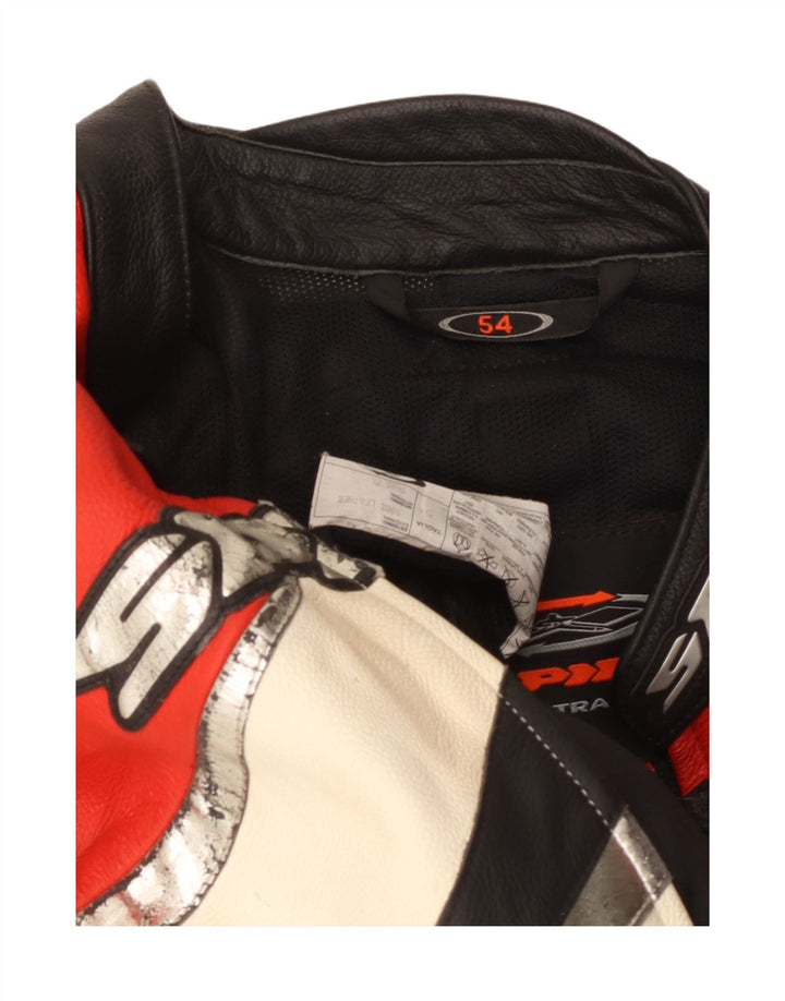 Spidi Mens Graphic Moto Racer Jacket IT 54 2XL Multicoloured Colourblock