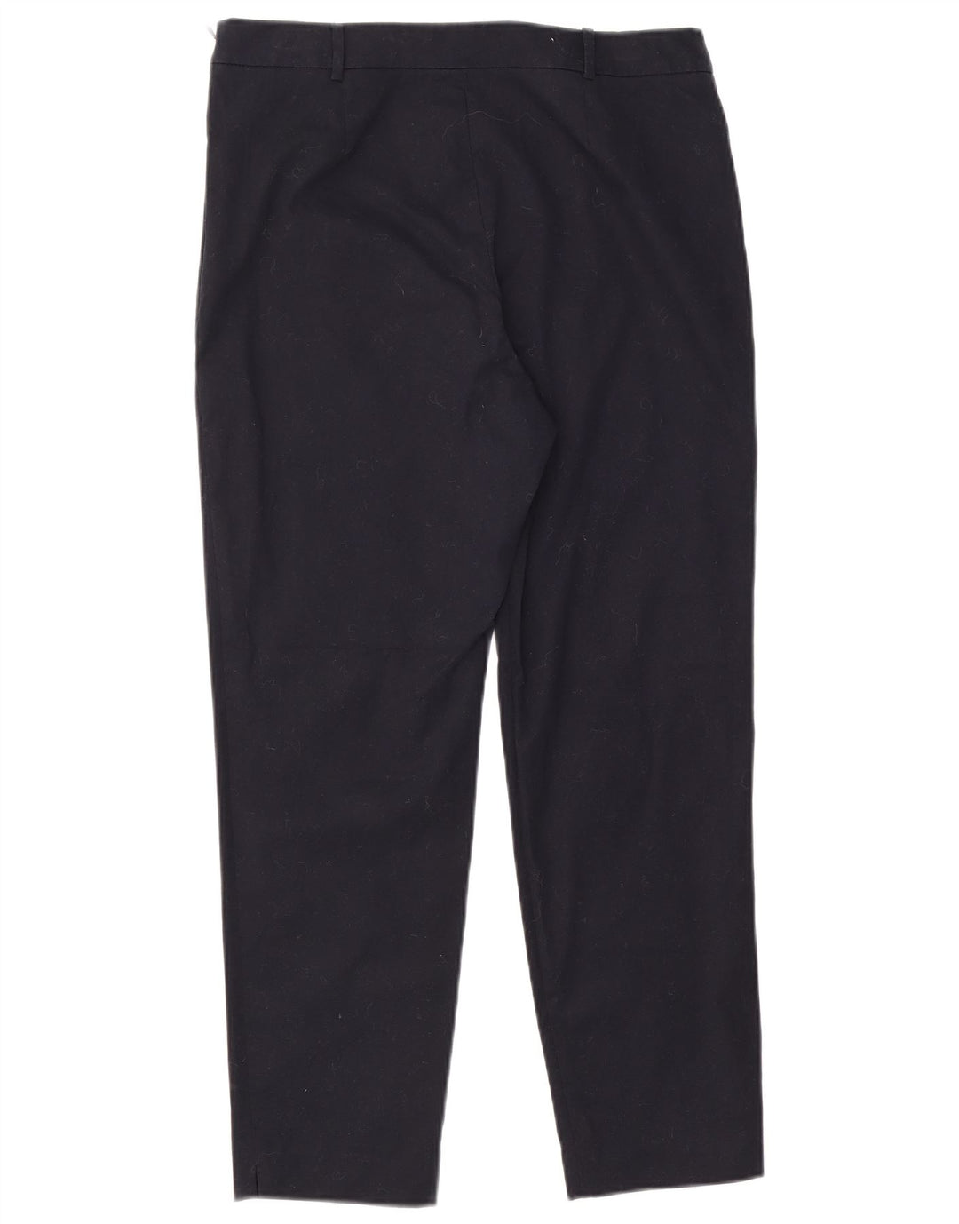 Hobbs Womens Cropped Trousers UK 12 Medium W30 L25 Navy Blue