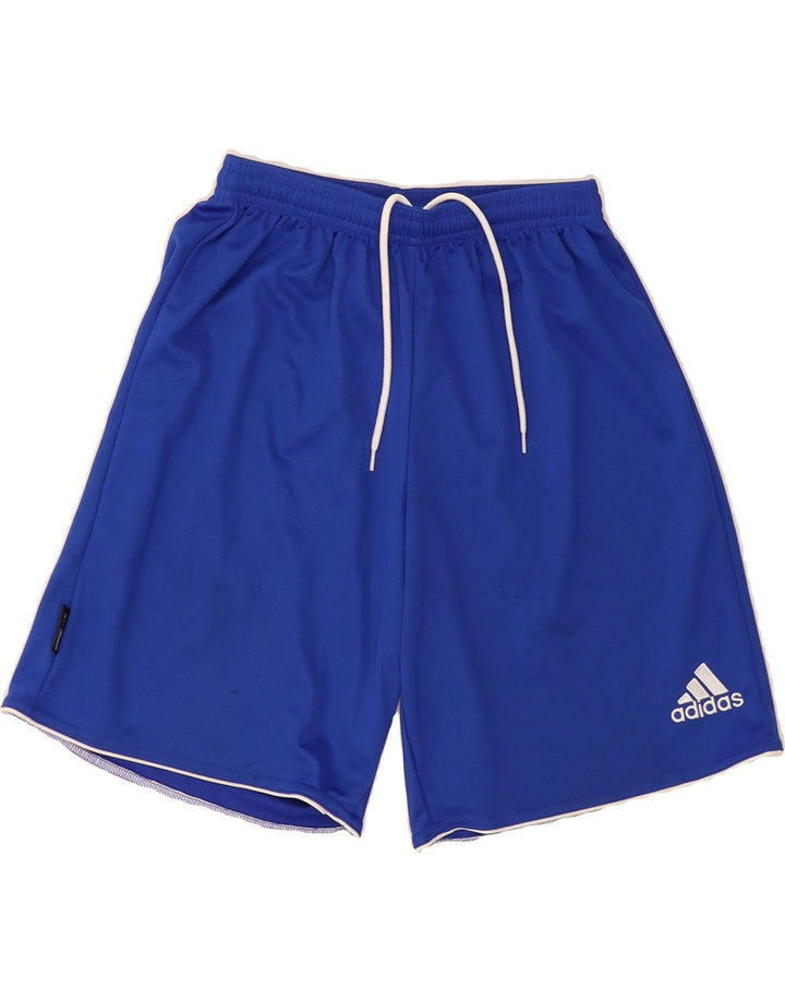 ADIDAS Mens Climalite Sport Shorts Small  Blue Polyester Vintage Adidas and Second-Hand Adidas from Messina Hembry 