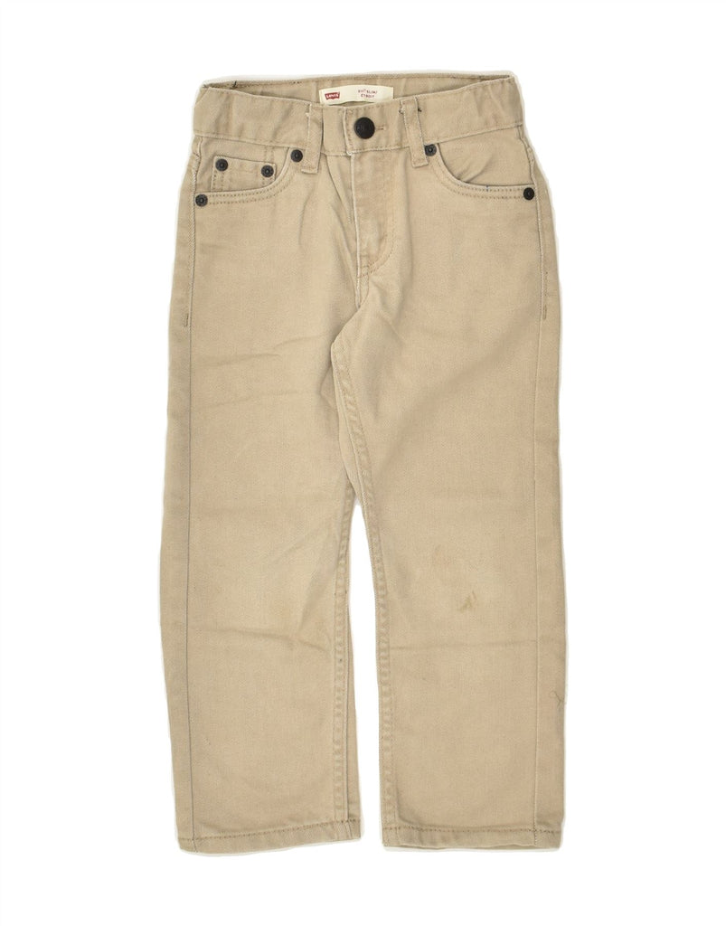 LEVI'S Boys 511 Slim Jeans 3-4 Years W20 L16 Beige Cotton | Vintage Levi's | Thrift | Second-Hand Levi's | Used Clothing | Messina Hembry 