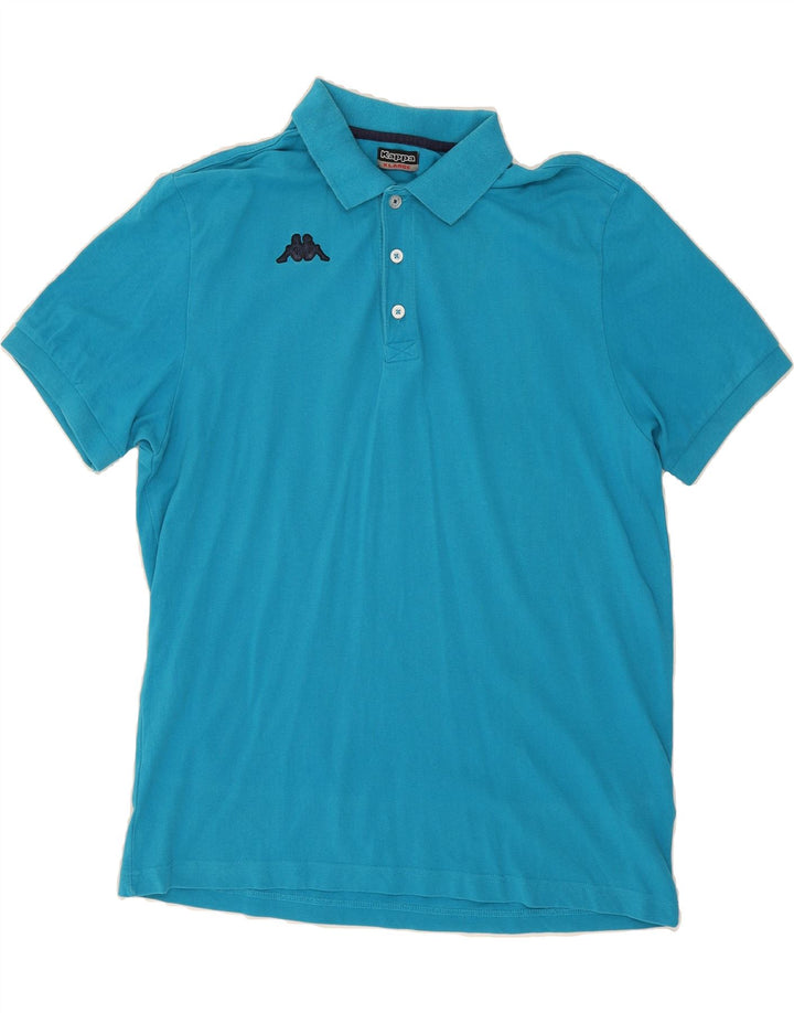 KAPPA Mens Polo Shirt XL Blue Cotton Vintage Kappa and Second-Hand Kappa from Messina Hembry 