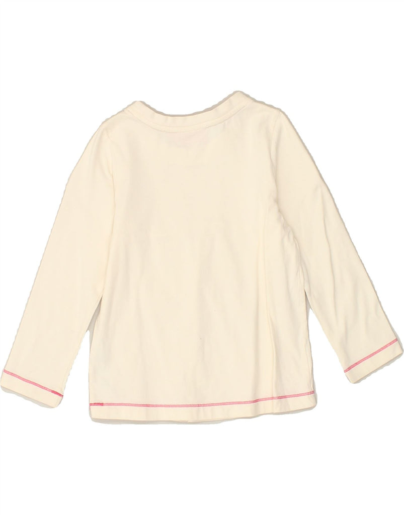 PUMA Girls Top Long Sleeve  2-3 Years Beige Cotton | Vintage Puma | Thrift | Second-Hand Puma | Used Clothing | Messina Hembry 