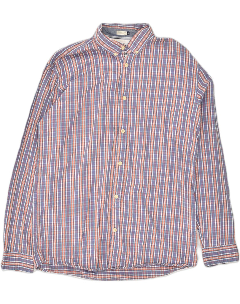 JACK & JONES Mens Originals Shirt XL Blue Check Cotton | Vintage Jack & Jones | Thrift | Second-Hand Jack & Jones | Used Clothing | Messina Hembry 