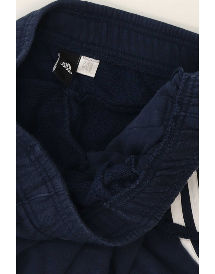 Adidas Womens Tracksuit Trousers Joggers UK 12 Medium Navy Blue
