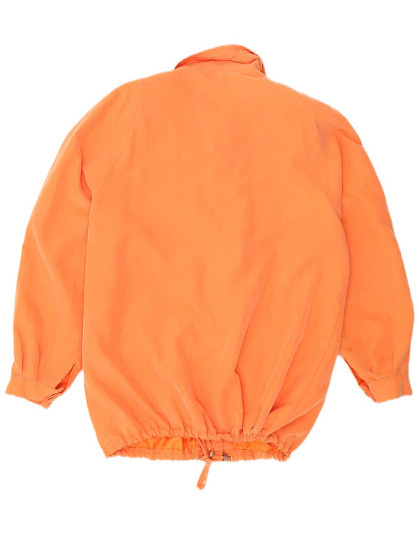 Vintage Womens Oversized Windbreaker Jacket UK 18 XL Orange