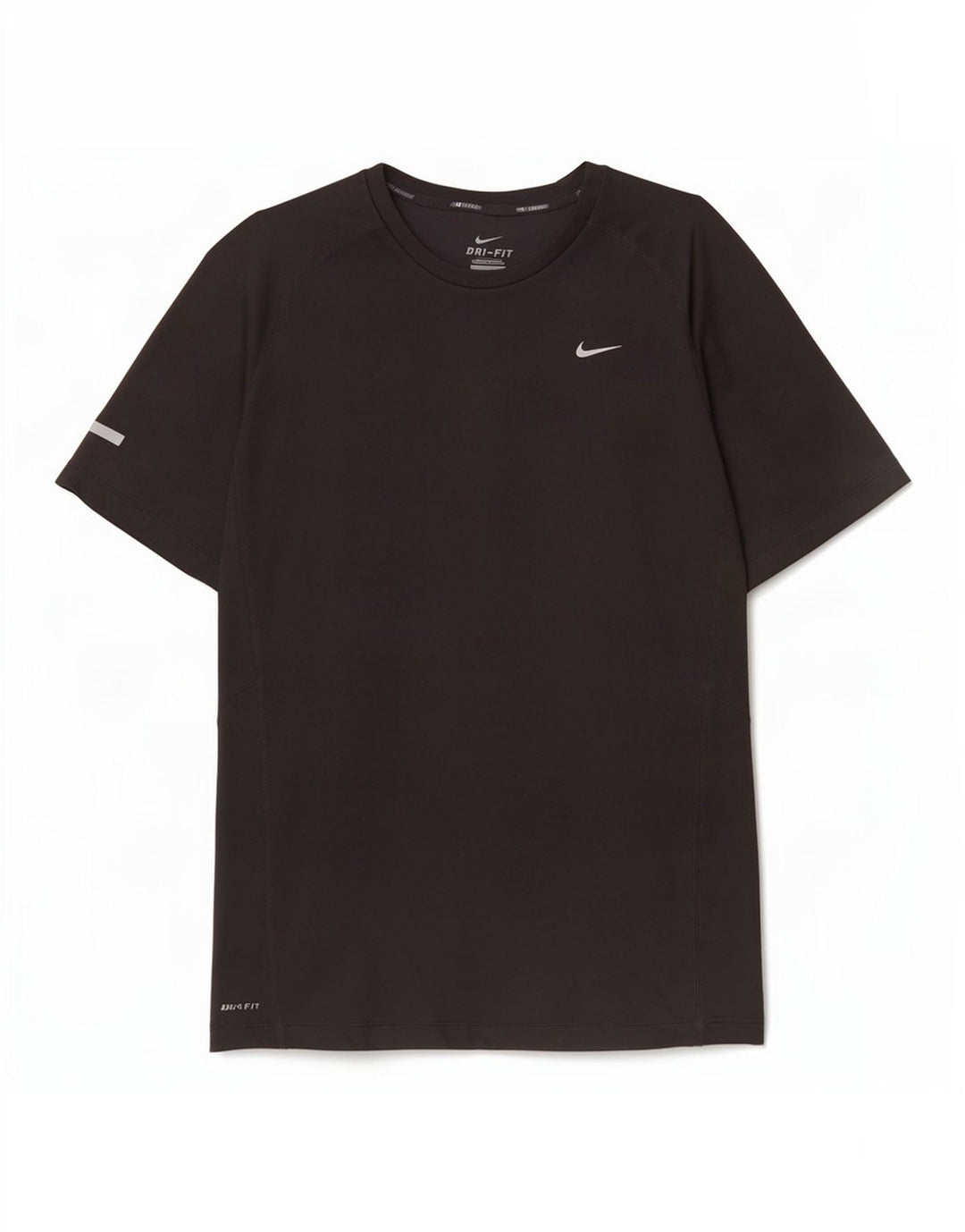 Nike Mens Dri Fit T-Shirt Top Large Black Polyester