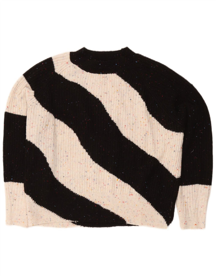 Marks & Spencer Womens Turtle Neck Jumper Sweater UK 14 Medium Black