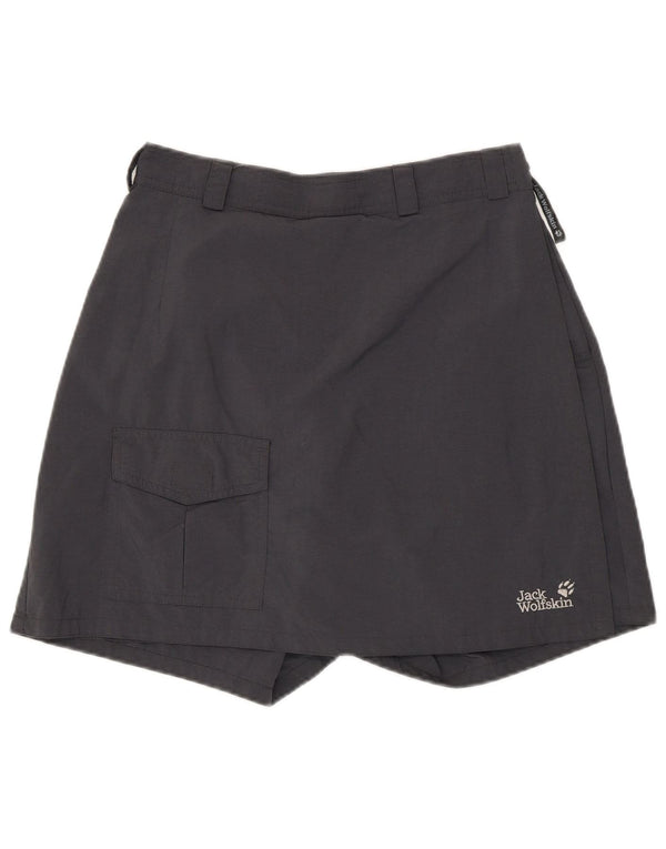 Jack Wolfskin Womens Skort UK 12/ 14 Medium Grey Polyamide