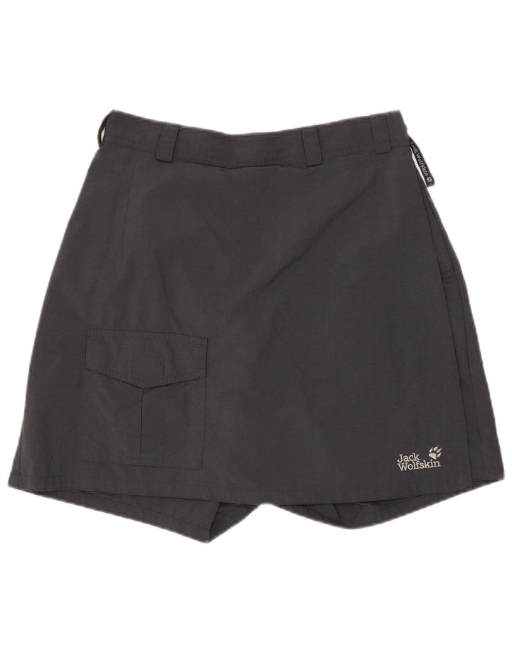 Jack Wolfskin Womens Skort UK 12/ 14 Medium Grey Polyamide
