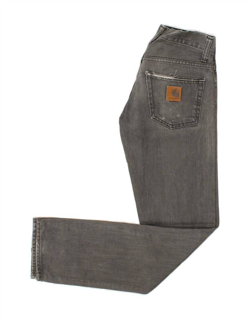 CARHARTT Mens Straight Jeans W27 L32 Grey Cotton | Vintage Carhartt | Thrift | Second-Hand Carhartt | Used Clothing | Messina Hembry 
