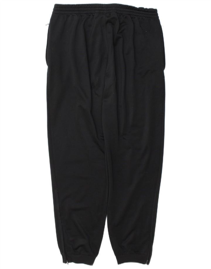 Adidas Mens Tracksuit Trousers Joggers UK 40/42 Medium  Black Polyester