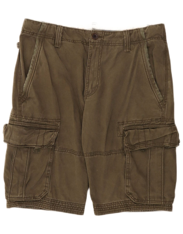 Fat Face Mens Cargo Shorts W34 Large Khaki Cotton