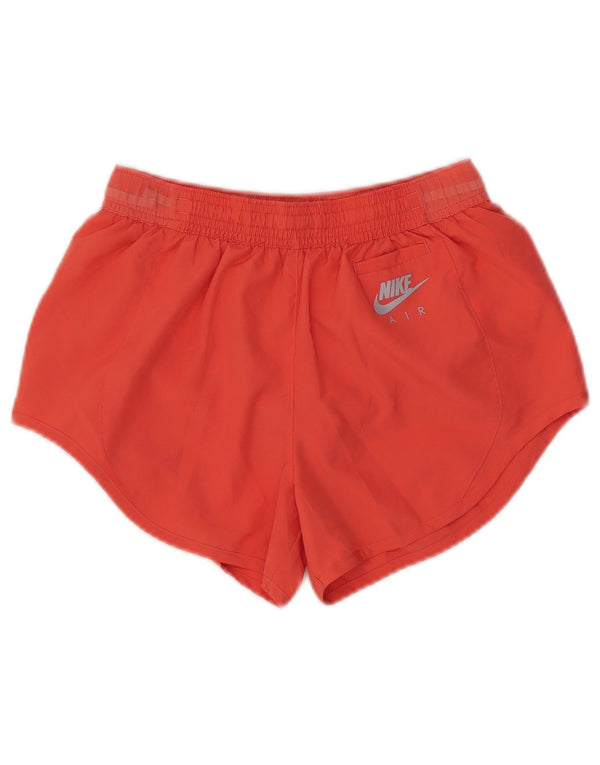 Nike Womens Dri Fit Sport Shorts UK 4 XS Red Polyester