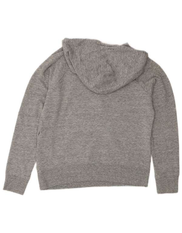 Levi's Womens Graphic Hoodie Jumper UK 6 XS Grey Cotton