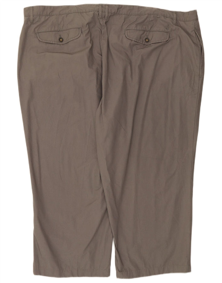 Penguin Mens Cropped Trousers W54 L25 Grey Cotton