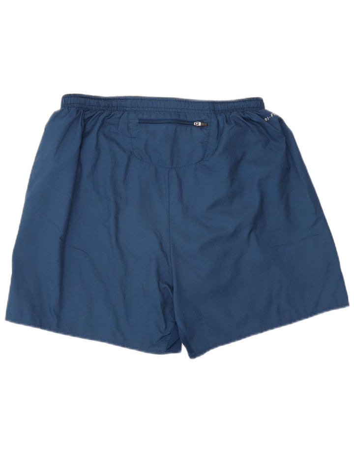 Nike Mens Regular Fit Sport Shorts Medium Blue Colourblock Polyester Sports