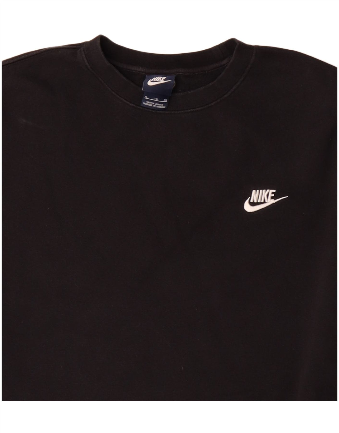 NIKE Mens Sweatshirt Jumper XL Black Cotton