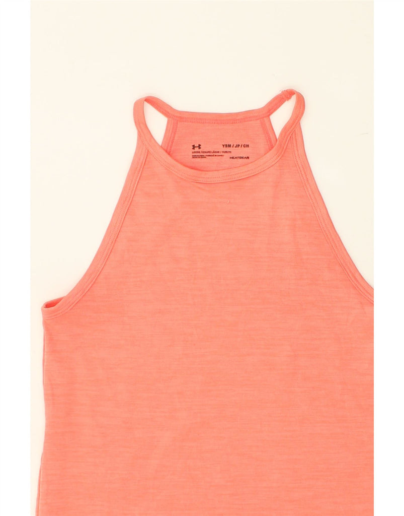 UNDER ARMOUR Girls Heat Gear Vest Top 7-8 Years Small Pink | Vintage Under Armour | Thrift | Second-Hand Under Armour | Used Clothing | Messina Hembry 