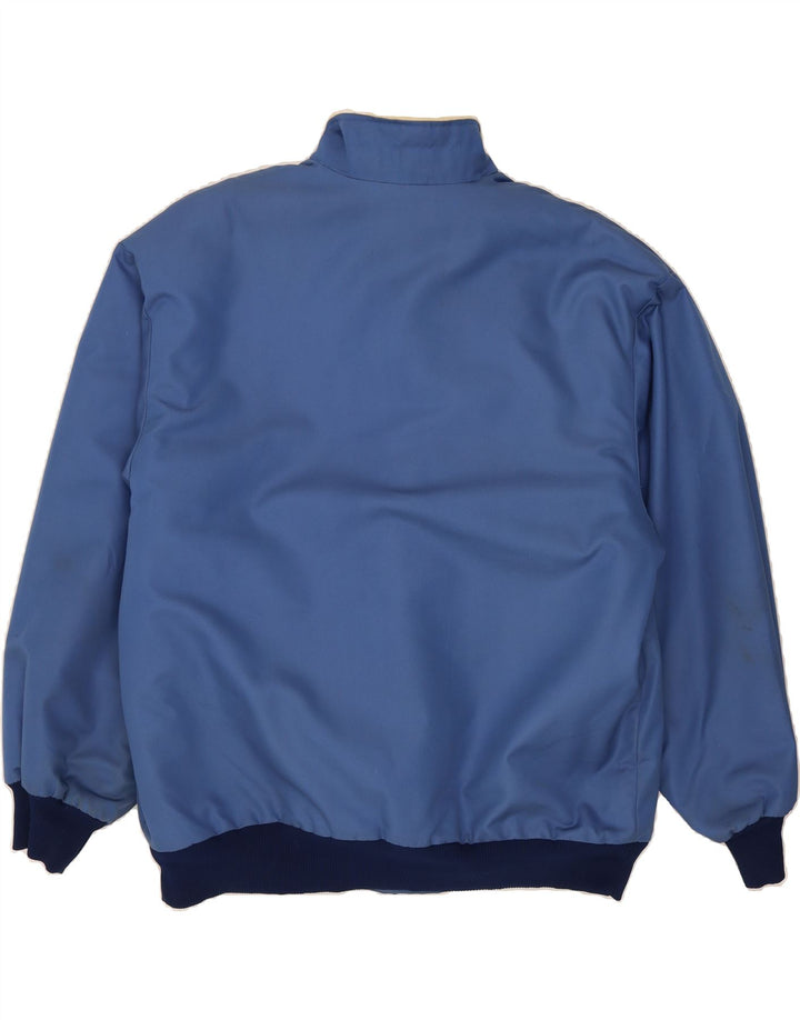 VINTAGE Mens Sherpa Bomber Jacket UK 42 XL Blue Vintage Vintage and Second-Hand Vintage from Messina Hembry 