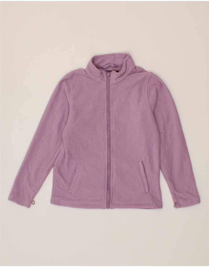 MOUNTAIN WAREHOUSE Girls Fleece Jacket 9-10 Years Purple Polyester Vintage Mountain Warehouse and Second-Hand Mountain Warehouse from Messina Hembry 
