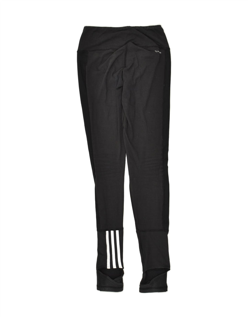 ADIDAS Womens Leggings UK 4 XS Black | Vintage Adidas | Thrift | Second-Hand Adidas | Used Clothing | Messina Hembry 