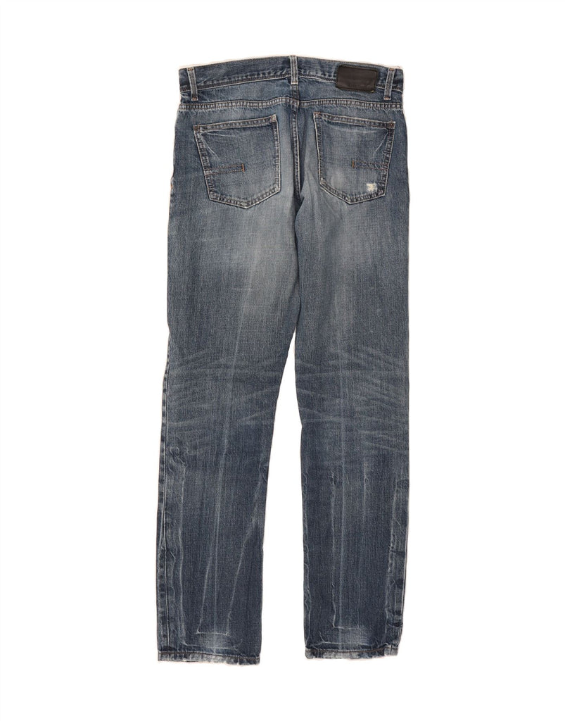 CALVIN KLEIN Mens Distressed Slim Jeans W33 L33 Blue Cotton Vintage Calvin Klein and Second-Hand Calvin Klein from Messina Hembry 