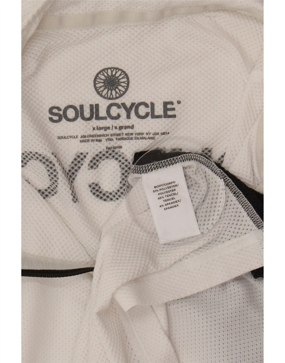 VINTAGE Mens Graphic Zip Neck Pullover Tracksuit Top XL White Colourblock Vintage Vintage and Second-Hand Vintage from Messina Hembry 