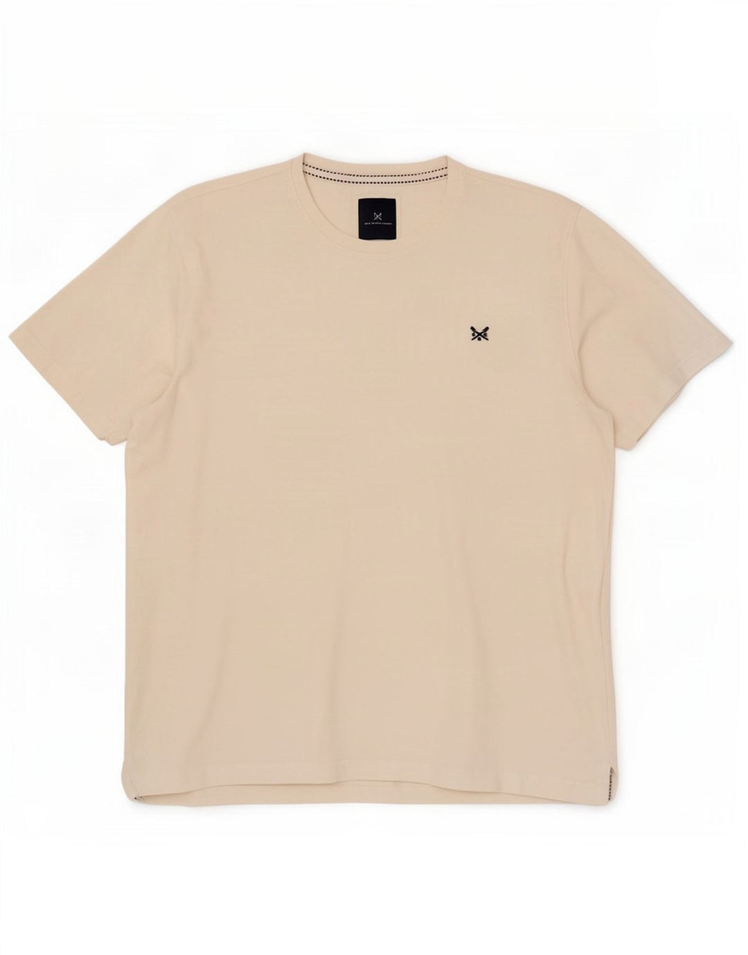 Crew Clothing Mens T-Shirt Top XL White Cotton