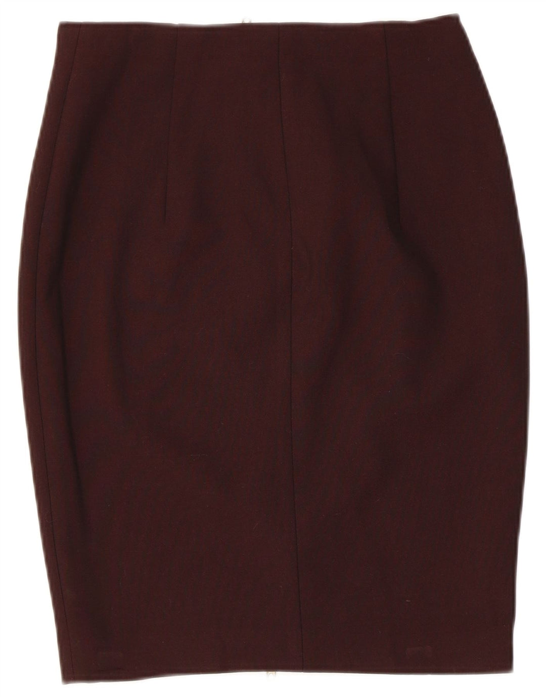 Zara Womens Pencil Skirt Medium W28  Maroon Viscose
