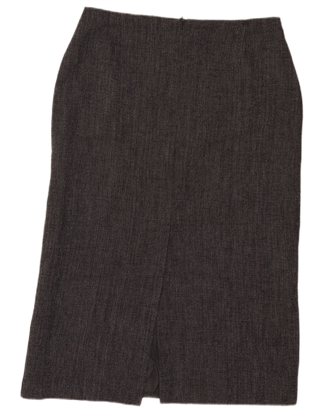 Marks & Spencer Womens Midi Straight Skirt UK 14 Large W32  Grey